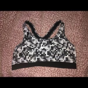 Nike Black & White Sports Bra